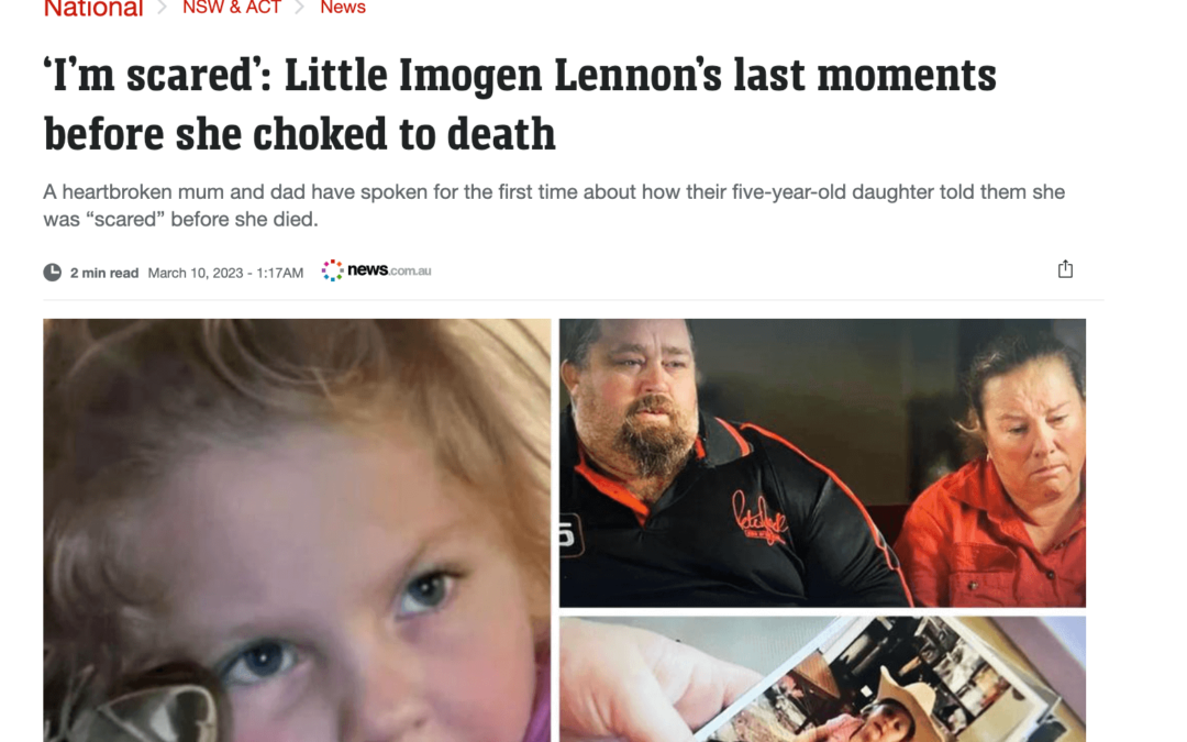 5yo chokes to death in back seat of car